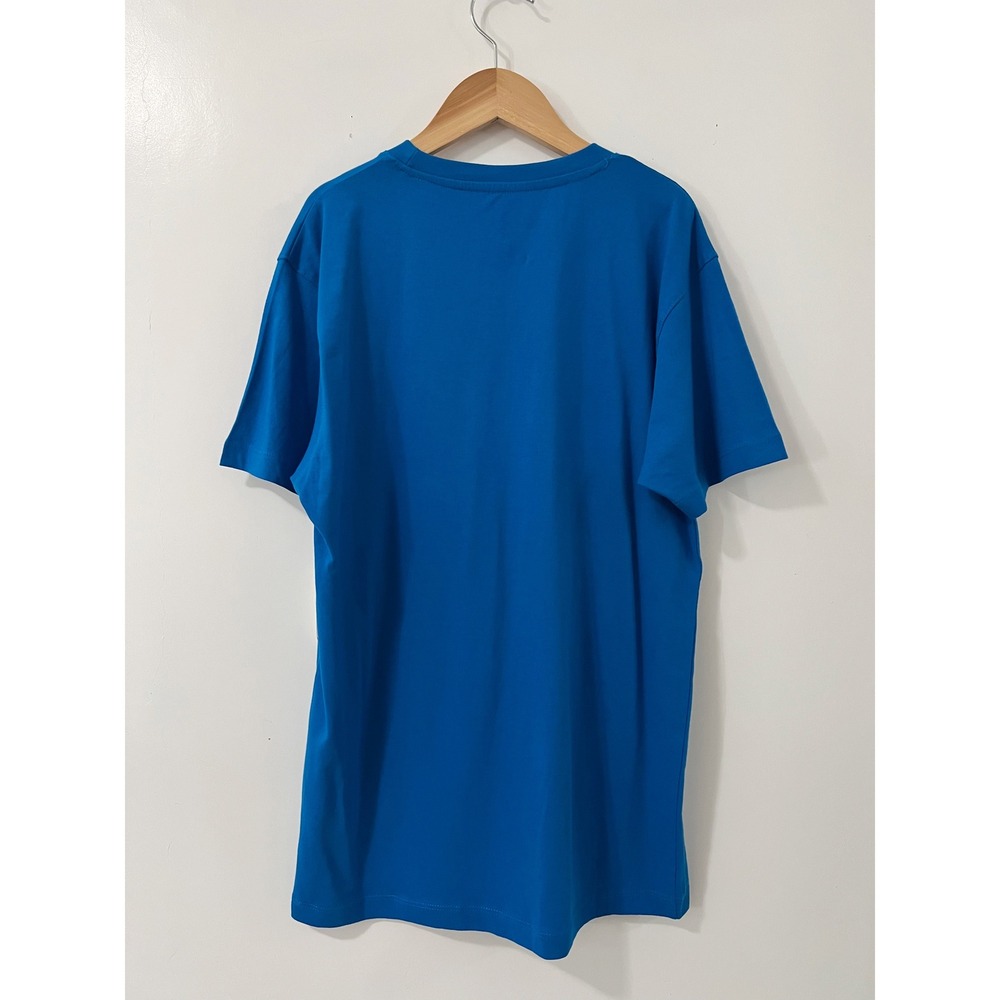 Wilson Womens Blue Cotton Short Sleeve T Shirt Size S Script Logo - Picture 2 of 7